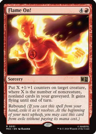 Flame On! (MSC-051) - Commander: Marvel Super Heroes