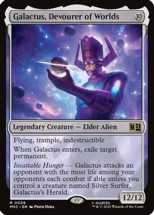 Galactus, Devourer of Worlds (MSC-008) - Commander: Marvel Super Heroes