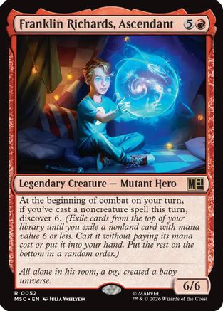 Franklin Richards, Ascendant (MSC-052) - Commander: Marvel Super Heroes