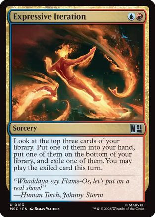 Expressive Iteration (MSC-183) - Commander: Marvel Super Heroes