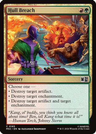 Hull Breach (MSC-185) - Commander: Marvel Super Heroes