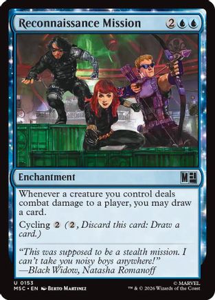Reconnaissance Mission (Surge Foil) (MSC-153) - Commander: Marvel Super Heroes Foil