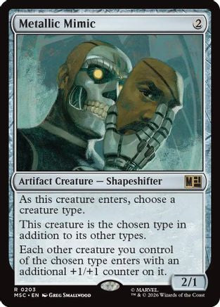 Metallic Mimic (Surge Foil) (MSC-203) - Commander: Marvel Super Heroes Foil