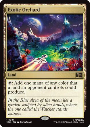 Exotic Orchard (Surge Foil) (MSC-241) - Commander: Marvel Super Heroes Foil