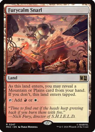 Furycalm Snarl (Surge Foil) (MSC-247) - Commander: Marvel Super Heroes Foil