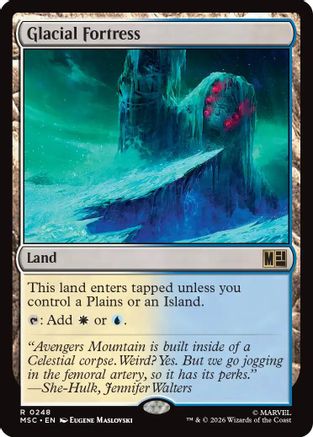 Glacial Fortress (Surge Foil) (MSC-248) - Commander: Marvel Super Heroes Foil