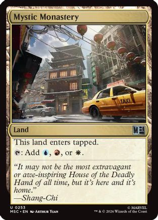 Mystic Monastery (Surge Foil) (MSC-253) - Commander: Marvel Super Heroes Foil