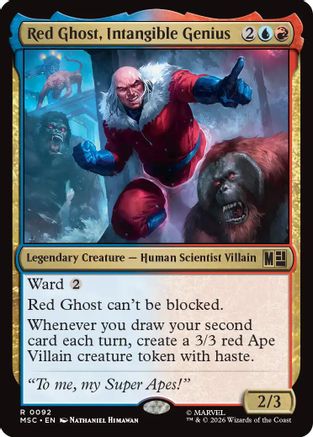 Red Ghost, Intangible Genius (MSC-092) - Commander: Marvel Super Heroes