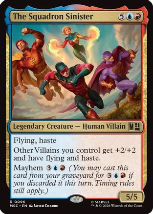 The Squadron Sinister (MSC-096) - Commander: Marvel Super Heroes