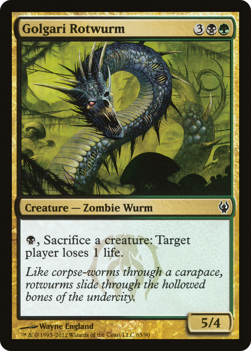 Golgari Rotwurm (DDJ-063) - Duel Decks: Izzet vs. Golgari