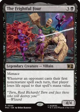 The Frightful Four (MSC-044) - Commander: Marvel Super Heroes