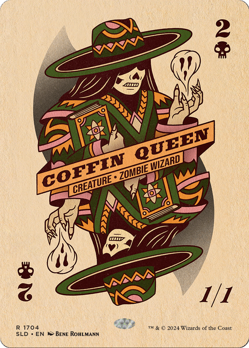 Coffin Queen (SLD-1704) - Secret Lair Drop (Borderless) Foil
