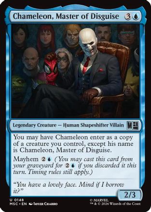 Chameleon, Master of Disguise (MSC-148) - Commander: Marvel Super Heroes