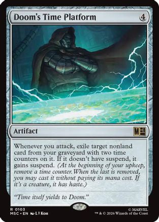 Doom's Time Platform (Surge Foil) (MSC-103) - Commander: Marvel Super Heroes Foil