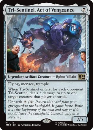 Tri-Sentinel, Act of Vengeance (MSC-115) - Commander: Marvel Super Heroes