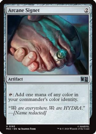 Arcane Signet (0193) (MSC-193) - Commander: Marvel Super Heroes