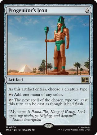 Progenitor's Icon (Surge Foil) (MSC-208) - Commander: Marvel Super Heroes Foil