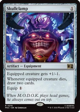 Skullclamp (MSC-210) - Commander: Marvel Super Heroes