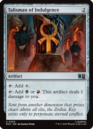 Talisman of Indulgence (MSC-220) - Commander: Marvel Super Heroes
