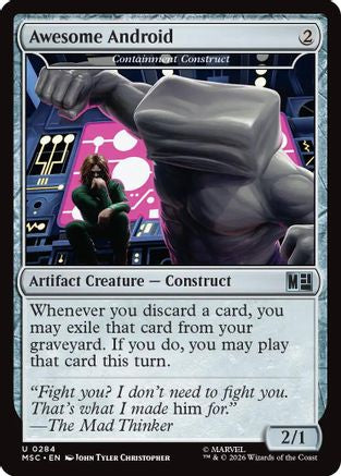 Awesome Android - Containment Construct (MSC-284) - Commander: Marvel Super Heroes