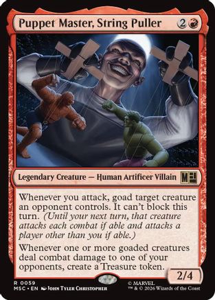 Puppet Master, String Puller (MSC-059) - Commander: Marvel Super Heroes