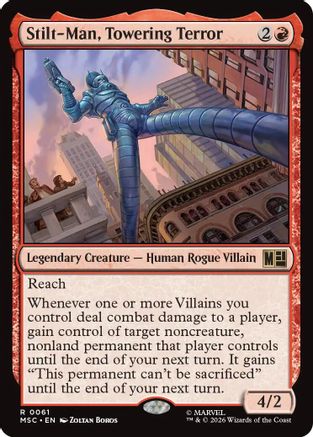 Stilt-Man, Towering Terror (Surge Foil) (MSC-061) - Commander: Marvel Super Heroes Foil