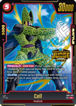 Cell (Judge Pack (Event Judge) 05) (FB07-007) - Tournament and Championship Promos Holofoil