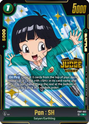 Pan : SH (Judge Pack (Event Judge) 05) (FB07-063) - Tournament and Championship Promos Holofoil