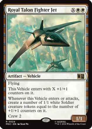 Royal Talon Fighter Jet (MSC-024) - Commander: Marvel Super Heroes