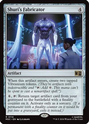 Shuri's Fabricator (MSC-114) - Commander: Marvel Super Heroes
