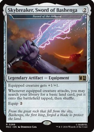 Skybreaker, Sword of Bashenga - Sword of the Animist (MSC-289) - Commander: Marvel Super Heroes