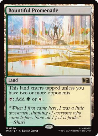 Bountiful Promenade (MSC-226) - Commander: Marvel Super Heroes