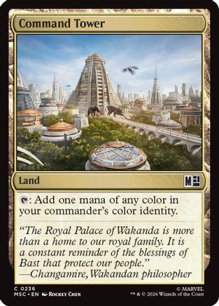 Command Tower (0236) (MSC-236) - Commander: Marvel Super Heroes