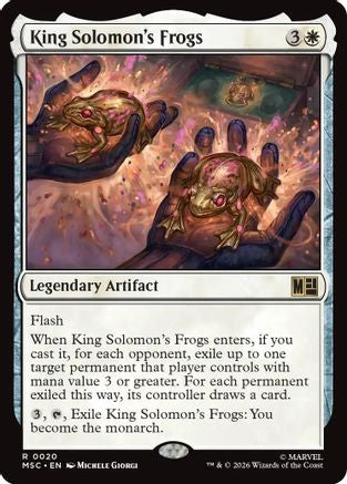 King Solomon's Frogs (Surge Foil) (MSC-020) - Commander: Marvel Super Heroes Foil