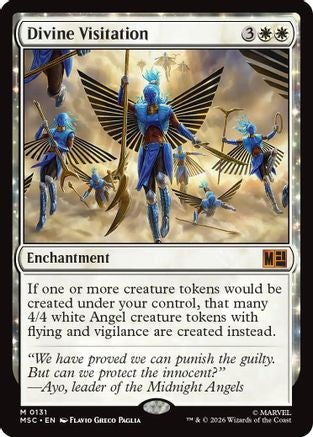 Divine Visitation (Surge Foil) (MSC-131) - Commander: Marvel Super Heroes Foil