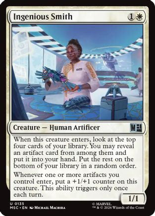 Ingenious Smith (Surge Foil) (MSC-135) - Commander: Marvel Super Heroes Foil