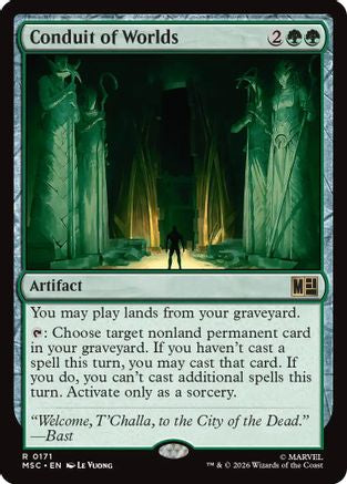 Conduit of Worlds (Surge Foil) (MSC-171) - Commander: Marvel Super Heroes Foil