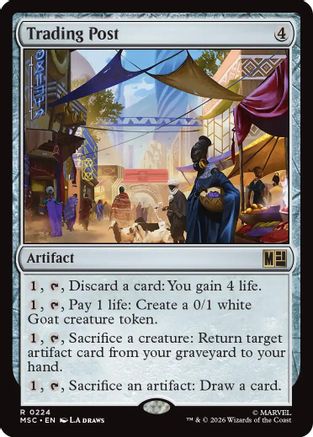 Trading Post (Surge Foil) (MSC-224) - Commander: Marvel Super Heroes Foil