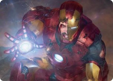 Heroic Sacrifice Art Card (AAMSH-031) - Art Series: Marvel Super Heroes