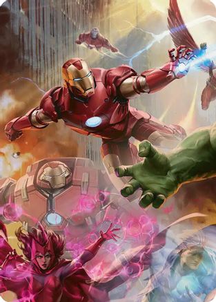 Iron Man, Futurist Paragon Art Card (AAMSH-001) - Art Series: Marvel Super Heroes