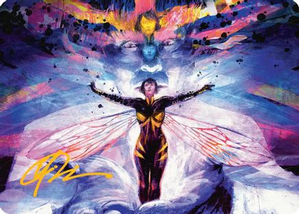 Pym Particles Art Card (Gold-Stamped Signature) (AAMSH-008) - Art Series: Marvel Super Heroes