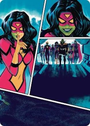 Secret Invasion Art Card (AAMSH-018) - Art Series: Marvel Super Heroes