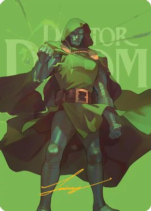 Doctor Doom Art Card (Gold-Stamped Signature) (AAMSH-024) - Art Series: Marvel Super Heroes
