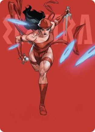 Elektra, Daughter of the Hand (AAMSH-025) - Art Series: Marvel Super Heroes