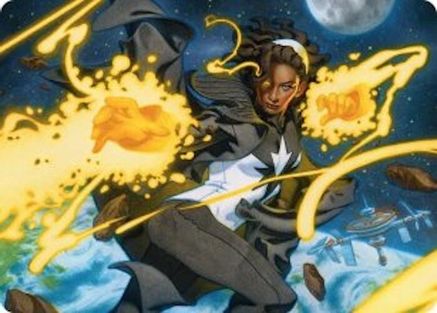 Photon, Mighty Marvel Art Card (AAMSH-034) - Art Series: Marvel Super Heroes