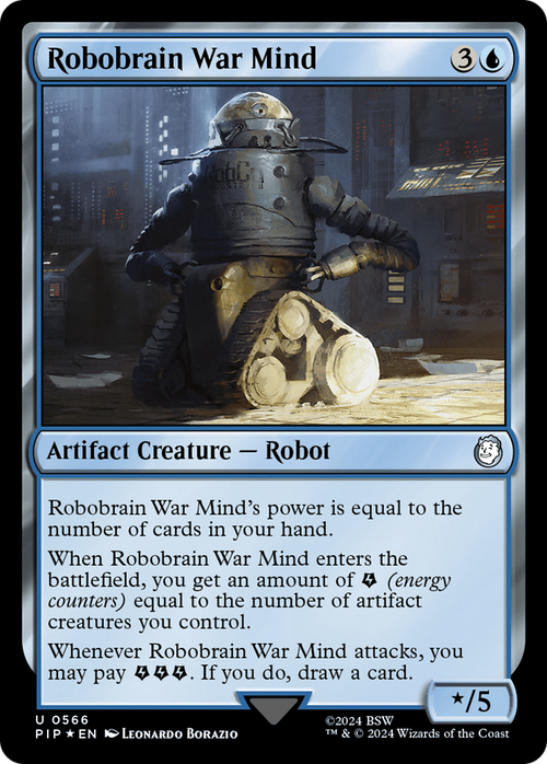 Robobrain War Mind (Surge Foil) (PIP-566) - Fallout Foil