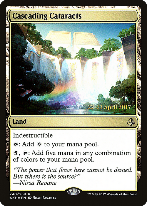 Cascading Cataracts (PRE-240S) - Amonkhet Promos Foil