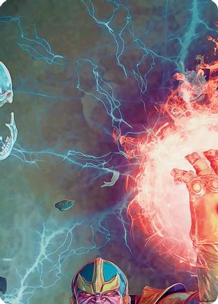 Thanos, the Mad Titan Art Card (2/9) (AAMSH-002) - Art Series: Marvel Super Heroes