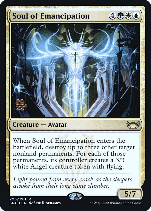 Soul of Emancipation (PRE-223) - Streets of New Capenna Promos Foil