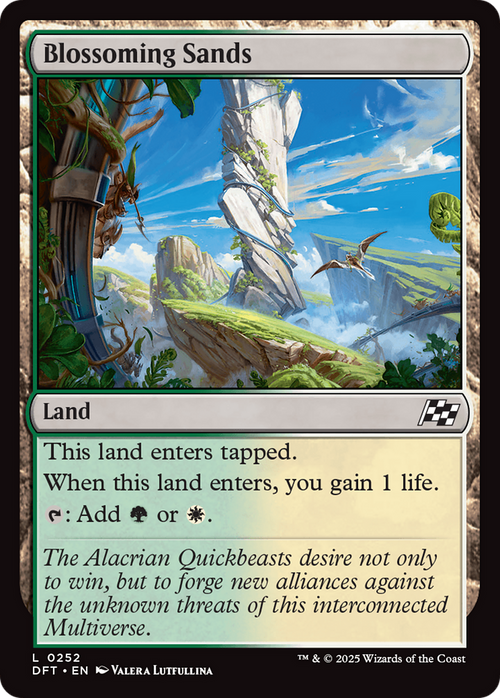 Blossoming Sands (DFT-252) - Aetherdrift Foil